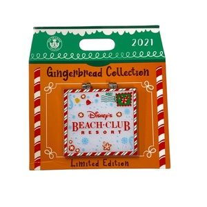 2021 Disney Parks Beach Club Resort Gingerbread Resort Pin - Ariel